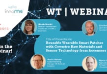 WT | Studio: Covestro | innoMe | accensors: Reusable Wearable Smart Patches with Covestro Raw Materials and Sensor Technology from Accensors